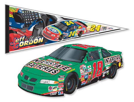 illustration of Jeff Gordon Nascar, Labonte